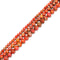 Orange Sea Sediment Jasper Smooth Round Beads Size 6mm 8mm 10mm 15.5'' Strand