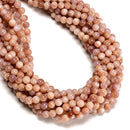 Natural Color Mother of Pearl MOP Shell Smooth Round Beads 3mm 4mm 6mm 15.5"Strd