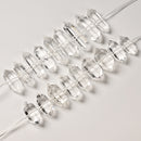 Grade AAA Natural Clear Quartz Graduated Double Point Beads Size 25-55mm 20-65mm