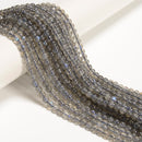 Natural Labradorite Smooth Round Beads Size 5-6mm 15.5'' Strand