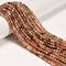 Natural Peach Moonstone Faceted Round Beads Size 2mm 3mm 4mm 15.5" Strand