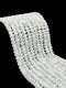 Natural White Rainbow Moonstone Faceted Rondelle Beads 4x6mm 5x8mm 15.5" Strand
