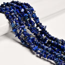 Lapis Nugget Irregular Nugget Chips Beads 7-8mm 34" Strand