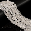 Natural Clear Quartz Irregular Nugget Chips Beads Size 7-8mm 34" Strand