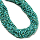 Natural Blue Green Turquoise Smooth Round Beads Size 2mm 2.5mm 16" Strand