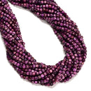 Natural American Purple Stone Faceted Cube Beads Size 4mm 15.5'' Strand