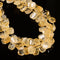 Natural Citrine Faceted Trapezoid Shape Beads Size 10x12mm-12x15mm 15.5'' Strand