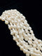 High Grade White Fresh Water Pearl Baroque Shape Beads Size 8x10mm 15'' Strand