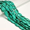 Blue Green Turquoise Long Oval Shape Beads Size 12x24mm 15.5'' Strand