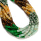 06-Multi-color Gemstone Smooth Rondelle Beads Size 2x6mm 15.5'' Strand