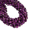 Sugilite Color Dyed Jade Faceted Rice Beads Size 8x10mm 15.5'' Strand