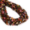 Natural Multi Color Tourmaline Smooth Flat Coin Beads Size 7-7.5mm 15.5''Strand