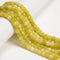 Natural Lemon Jade Faceted Cube Beads Size 7mm 15.5'' Strand