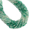 Gradient Green Agate Faceted Rondelle Beads Size 3x4mm 15.5" Strand