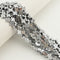 Silver Plated Hematite Cross Beads Size 8mm 10mm 15.5" Strand