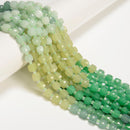 08 Gradient Multi-color Gemstone Faceted Cube Beads Size 6-7mm 15" Strand