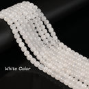 04 Mixed Colors Dyed Jade Smooth Rondelle Wheel Beads Size 7x8mm 15" Strand