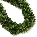 Natural Canadian Jade Irregular Pebble Nugget Chips Beads Size 8-12mm 15" Strand