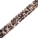 Natural Eudialyte Smooth Round Beads 6mm 8mm 10mm 12mm 12.5-13mm 15.5" Strand