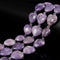 Natural Lepidolite Heart Shape Beads Size 20mm 15.5'' Strand