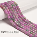 02 Mixed Colors Dyed Jade Smooth Rondelle Wheel Beads Size 7x8mm 15" Strand