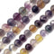 Natural Rainbow Fluorite Smooth Round Beads Size 10mm 11mm 12mm 14mm 15.5"Strand