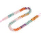 01 Multi-color Gemstone Smooth Cube Shape Beads Size 4mm 15" Strand
