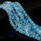 Natural Aquamarine Center Drill Pebble Nugget Chips Beads 10-12mm 15.5'' Strand