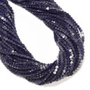 Blue Sand Goldstone Heart Shape Beads Size 4mm 15.5'' Strand