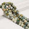 Natural Green Jade Faceted Diamond Cut Round Beads Size 13mm 15.5'' Strand