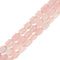 Natural Rose Quartz Rectangle Cuboid Beads Size 8-10x10-15mm 15.5'' Strand