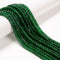 Emerald Green Color Dyed Jade Smooth Rondelle Beads Size 4x6mm 15.5'' Strand