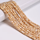 Natural Color Mother of Pearl MOP Shell Heishi Disc Beads 2x4mm 2x6mm 15.5" Strd