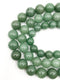 Natural Green Aventurine Smooth Round Beads 16mm 18mm 20mm 15.5" Strand