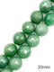 Natural Green Aventurine Faceted Round Beads Size 6mm to 20mm 15.5'' Strand