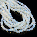 Opalite Smooth Rondelle Beads Size 4x6mm 15.5'' Strand