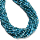 Natural Blue Apatite Faceted Rondelle Beads Size 3x5mm 15.5'' Strand