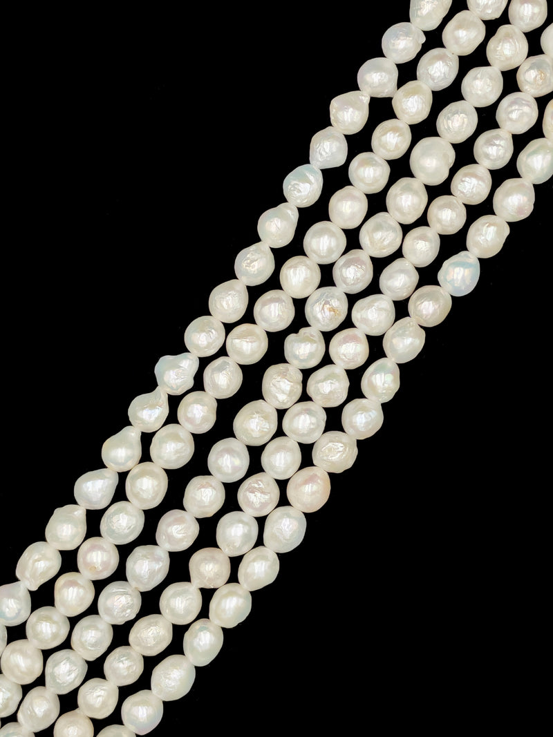 Fresh Water Pearl Drop Shape Beads Size 10x12mm 15.5" Strand