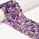 Grade AA Amethyst Irregular Rectangle Cube Beads Size 7-9mm 9-10mm 15.5'' Strand