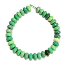Natural Chrysoprase Faceted Rondelle Beads Size 11x18mm 15.5" Strand