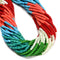 03 Multi-color Gemstone Smooth Rondelle Beads Size 2x4mm 15.5'' Strand