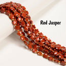 01 Mixed Gemstone Faceted Five-Pointed Star Shape Beads Size 8mm 15'' Strand