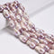 Purple Fresh Water Pearl Baroque Flame Ball Beads 13-18x20-28mm 15.5'' Strand