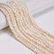 Natural White Fresh Water Pearl Potato Shape Beads Size 4-5mm 14'' Strand