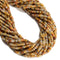 Natural Yellow Crazy Lace Agate Smooth Rondelle Beads Size 2x4mm 15'' Strand