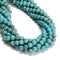 Multi Blue Magnesite Turquoise Smooth Round Beads Size 6mm 8mm 10mm 15.5''Strand