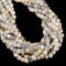 Natural Dendritic White Opal Faceted Cube Beads Size 6-7mm 15.5'' Strand