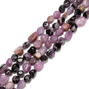 Natural Ruby Side Drill Pebble Nugget Beads Size 8-10 x 8-15mm 15.5'' Strand