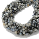 Natural Kyanite Diamond Star Cut Beads Size 6mm 7mm 8mm 15.5'' Strand