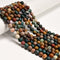 Natural Ocean Jasper Smooth Round Beads Size 4mm 5mm 6mm 8mm 15.5'' Strand